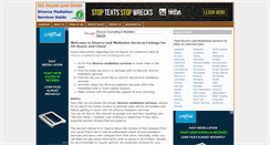 Desktop Screenshot of divorce-mediation-services.localbizguide.info